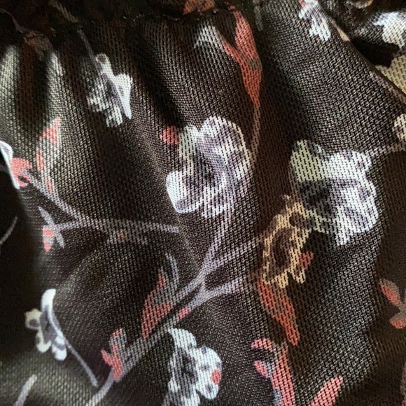 Black Floral Suzanne Betro Print Tier Dress - Picture 5 of 5